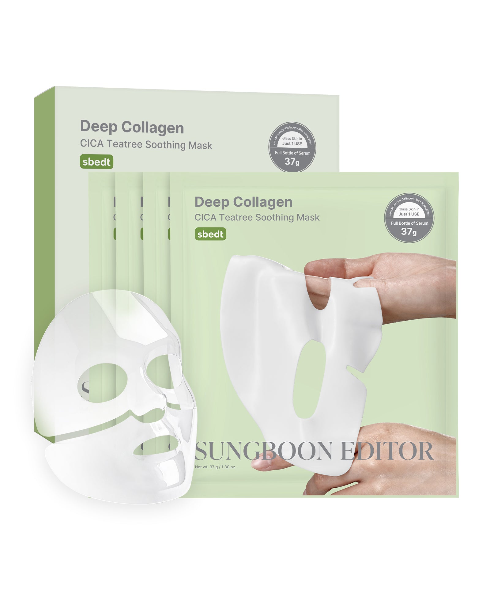 Deep Collagen Cica Teatree Soothing Mask