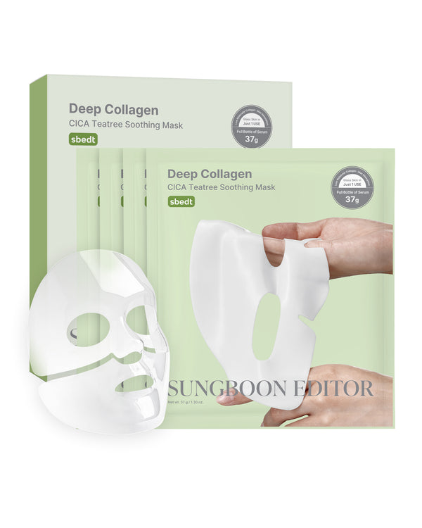 Deep Collagen Cica Teatree Soothing Mask