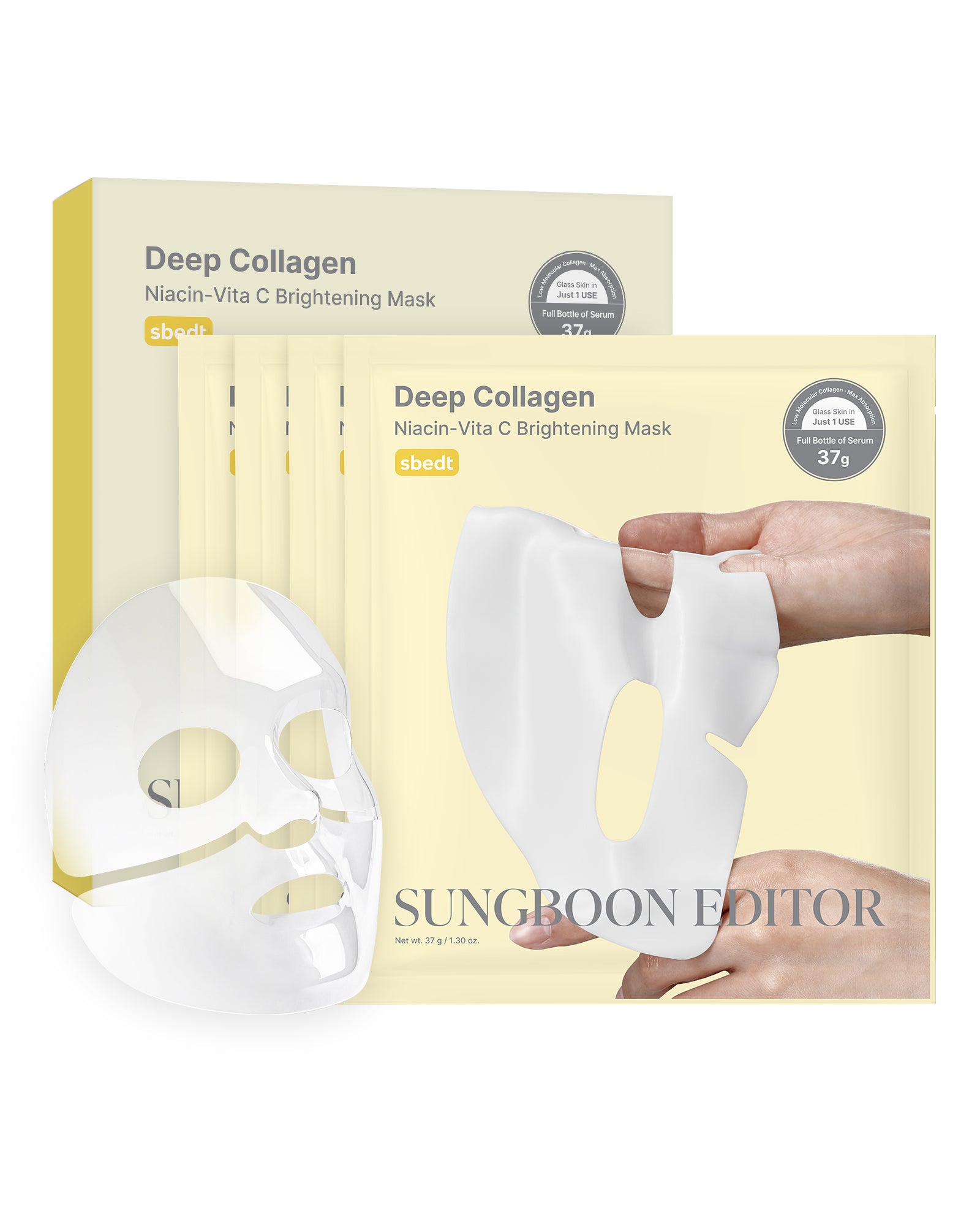 Deep Collagen Niacin Vita C Brightening Mask