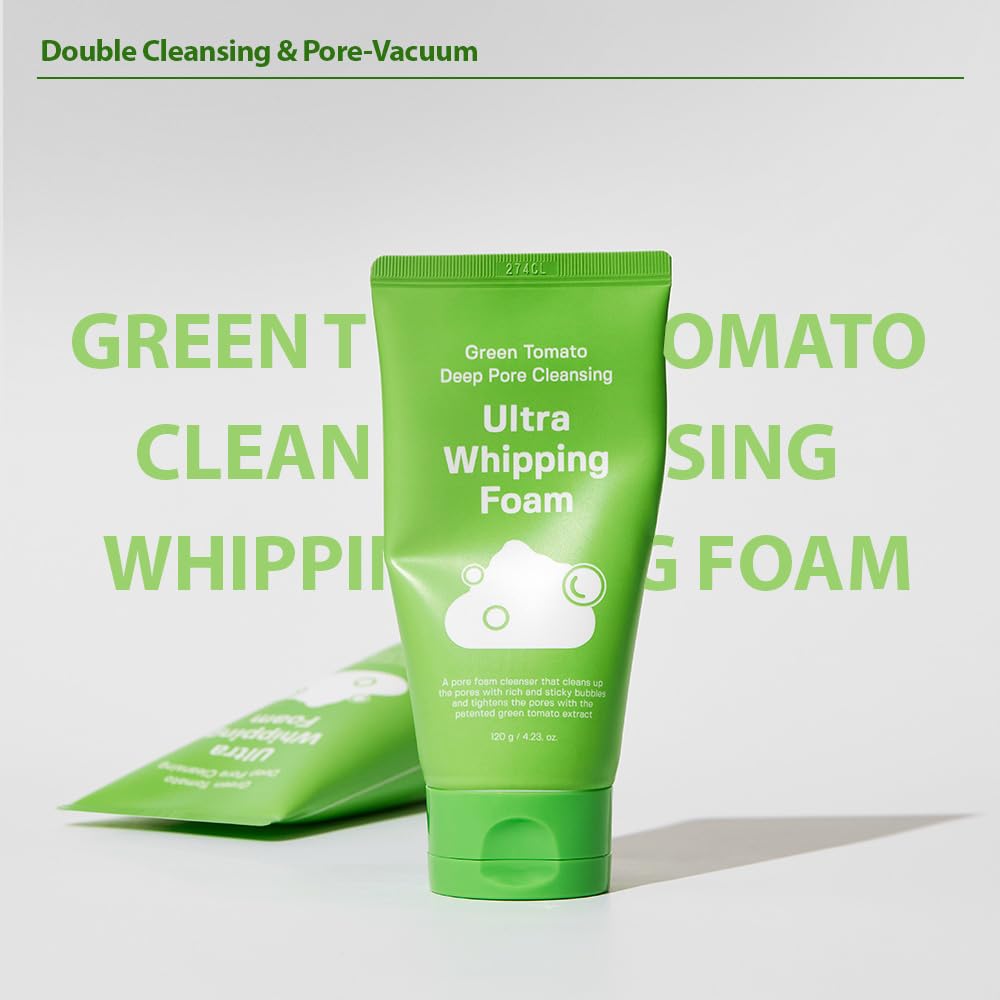 Green Tomato Deep Pore Cleansing Ultra Whipping Foam