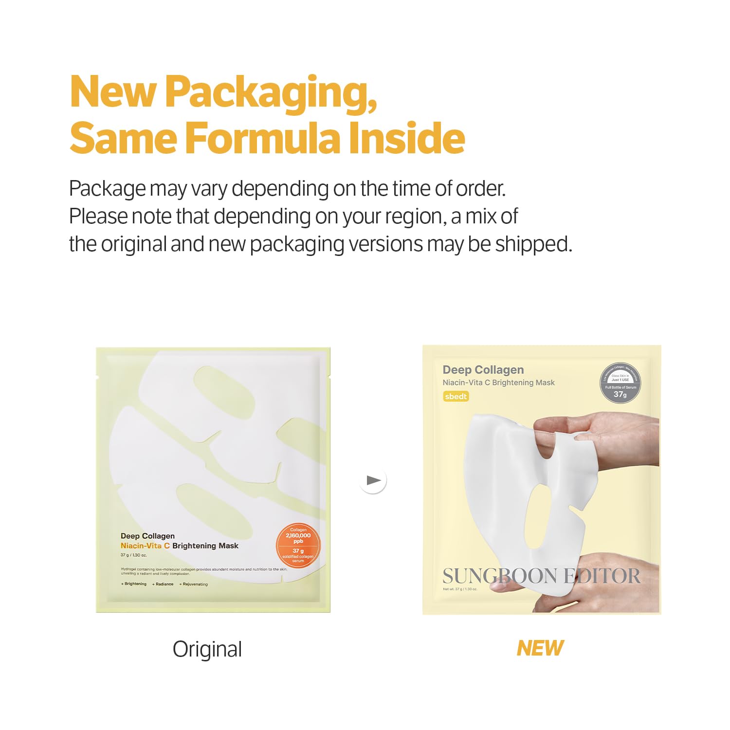 Deep Collagen Niacin Vita C Brightening Mask