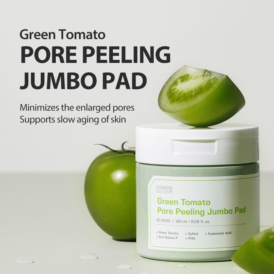 Green Tomato Pore Peeling Jumbo Pad (60pcs)