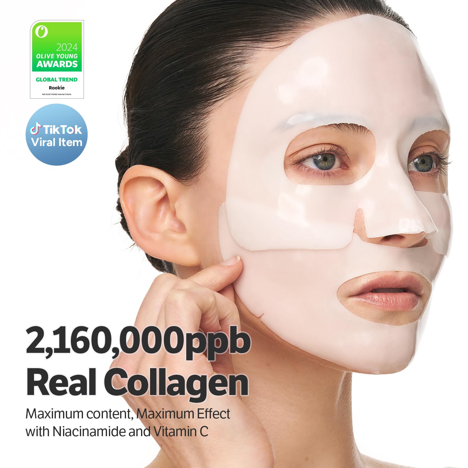 Deep Collagen Niacin Vita C Brightening Mask (4pcs)