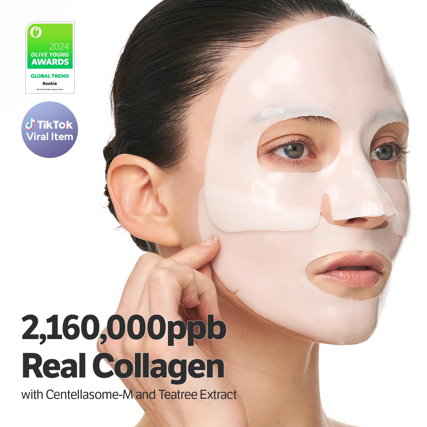 Deep Collagen Cica Teatree Soothing Mask (4pcs)