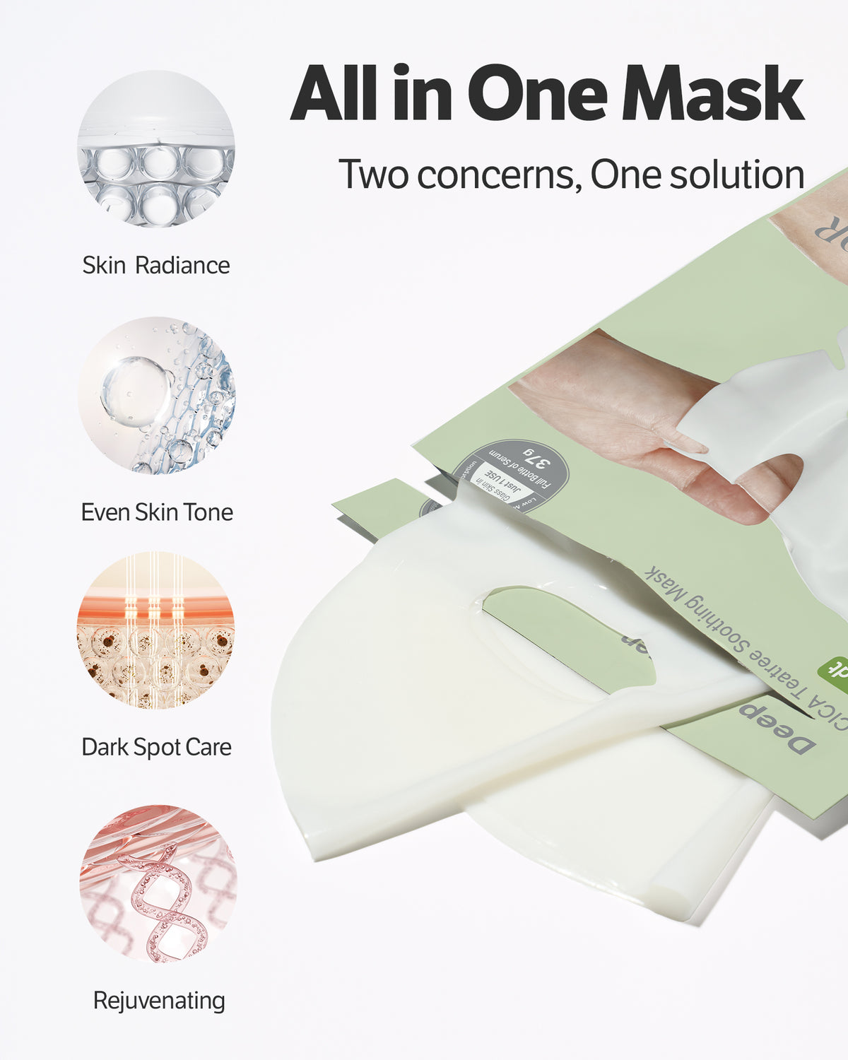 Deep Collagen Cica Teatree Mask 1ea