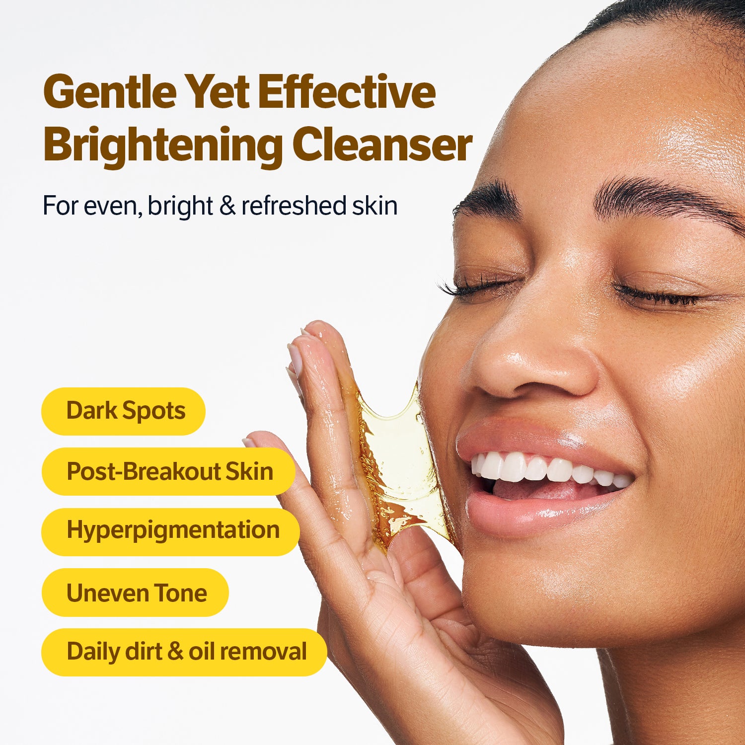 Kojic Acid Niacinamide Brightening Face Gel Cleanser