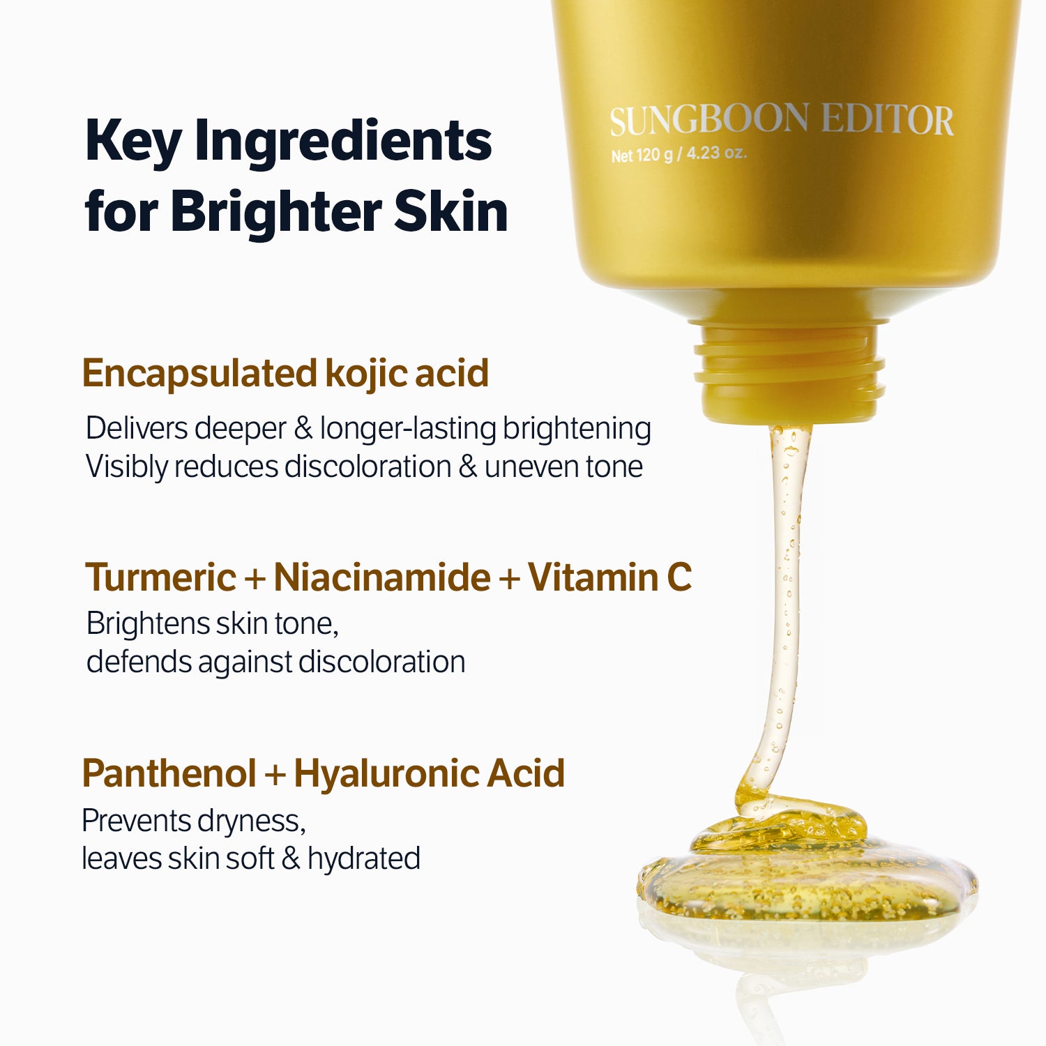 Kojic Acid Niacinamide Brightening Face Gel Cleanser
