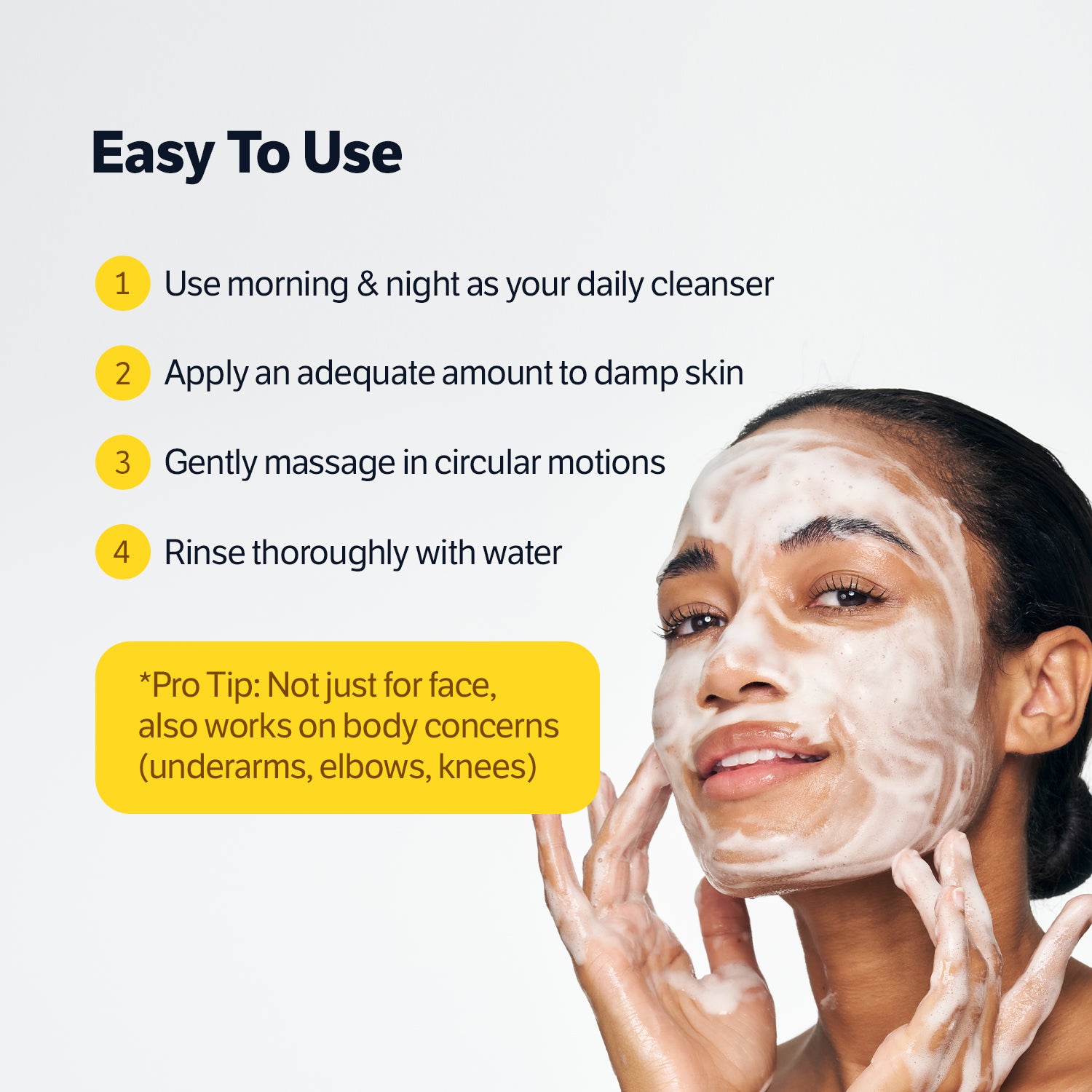Kojic Acid Niacinamide Brightening Face Gel Cleanser