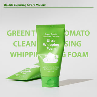 [Free Gift] Green Tomato Deep Pore Cleansing Ultra Whipping Foam