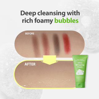 [Free Gift] Green Tomato Deep Pore Cleansing Ultra Whipping Foam