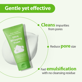 [Free Gift] Green Tomato Deep Pore Cleansing Ultra Whipping Foam