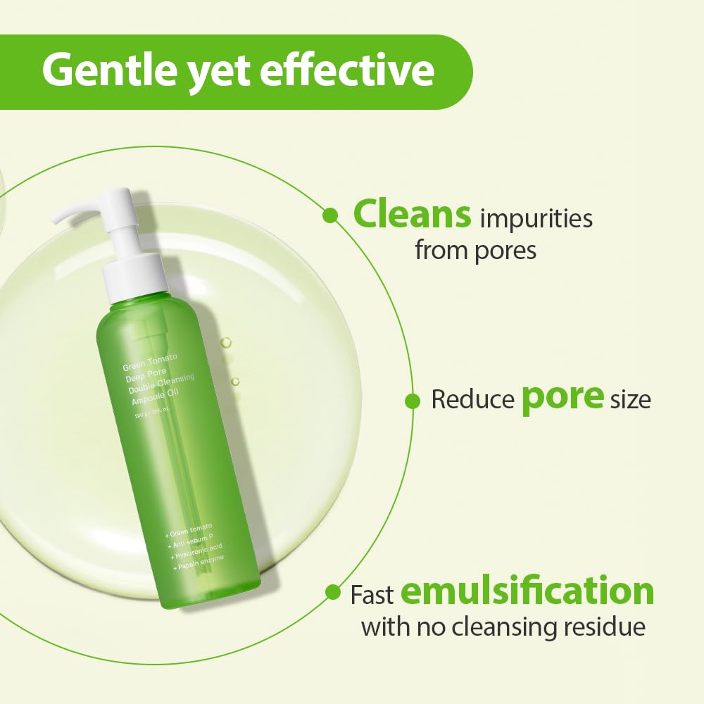 Green Tomato Double Cleansing Ampoule Oil