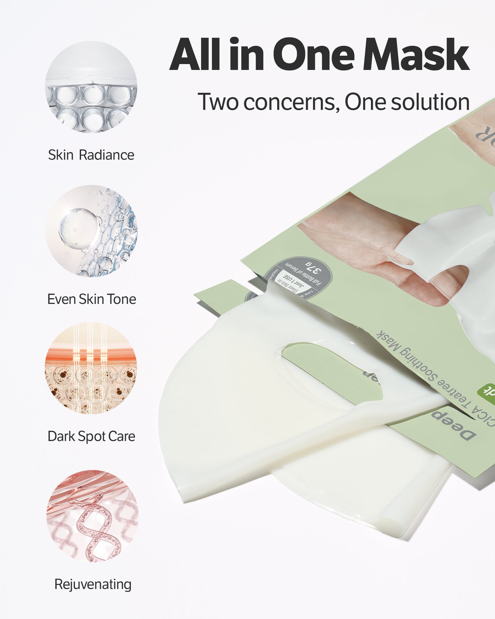 Deep Collagen Cica Teatree Soothing Mask