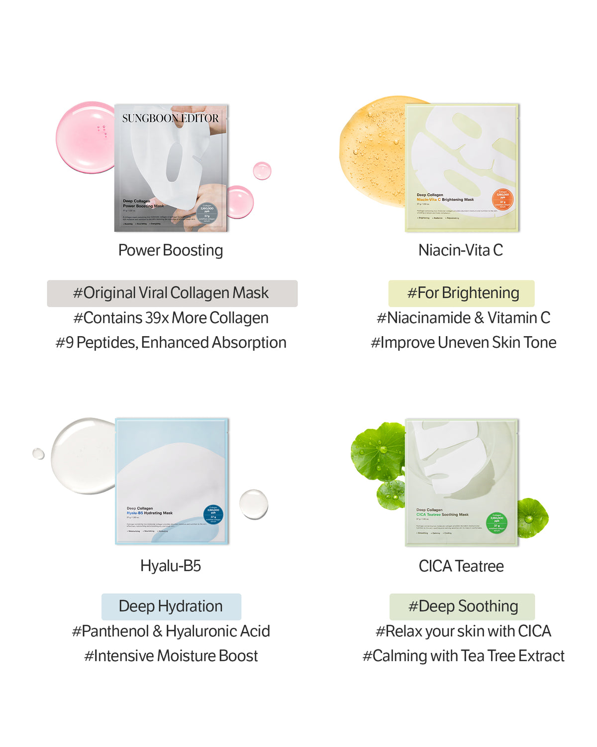 Deep Collagen Hyalu-B5 Hydrating Mask 1ea