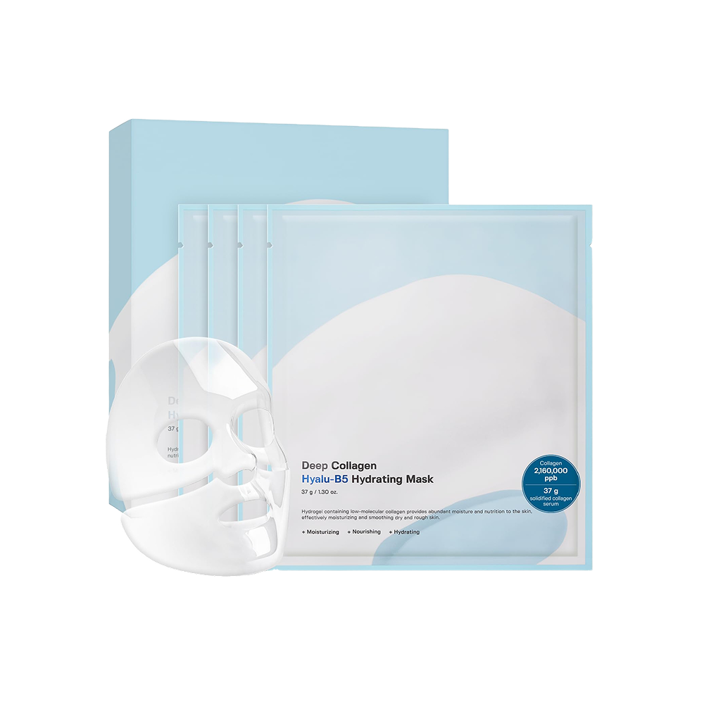 Deep Collagen Hyalu-B5 Hydrating Mask (4pcs)