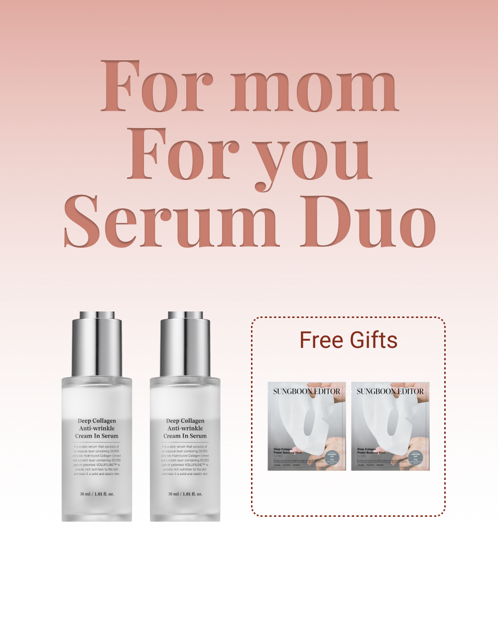 [Mother's Day] For Mom For You Serum Duo