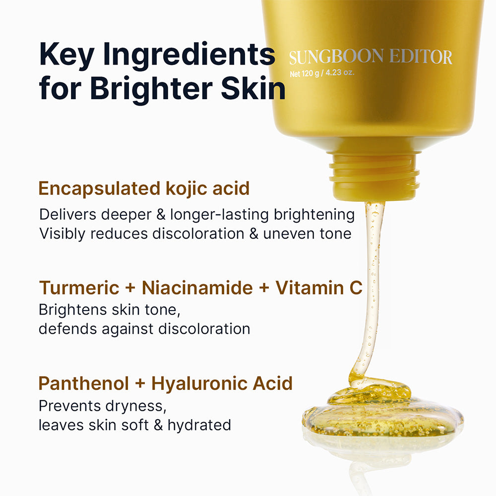 Kojic Acid Niacinamide Brightening Face Gel Cleanser