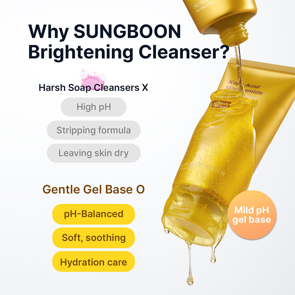 Kojic Acid Niacinamide Brightening Face Gel Cleanser
