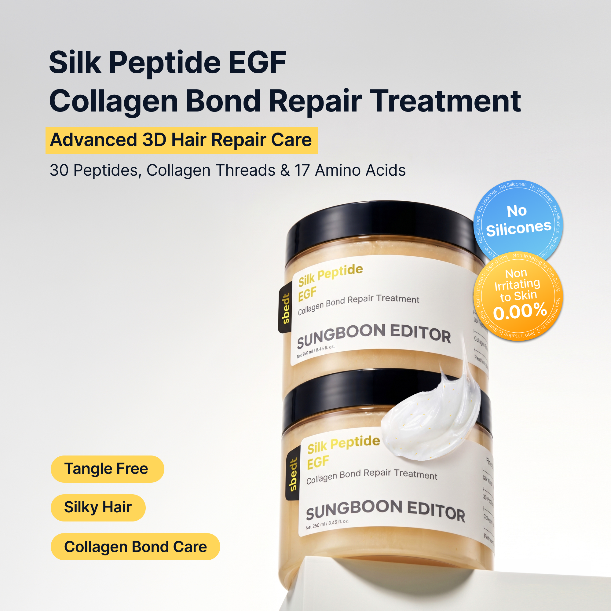 Silk Peptide EGF Collagen Bond Repair Treatment