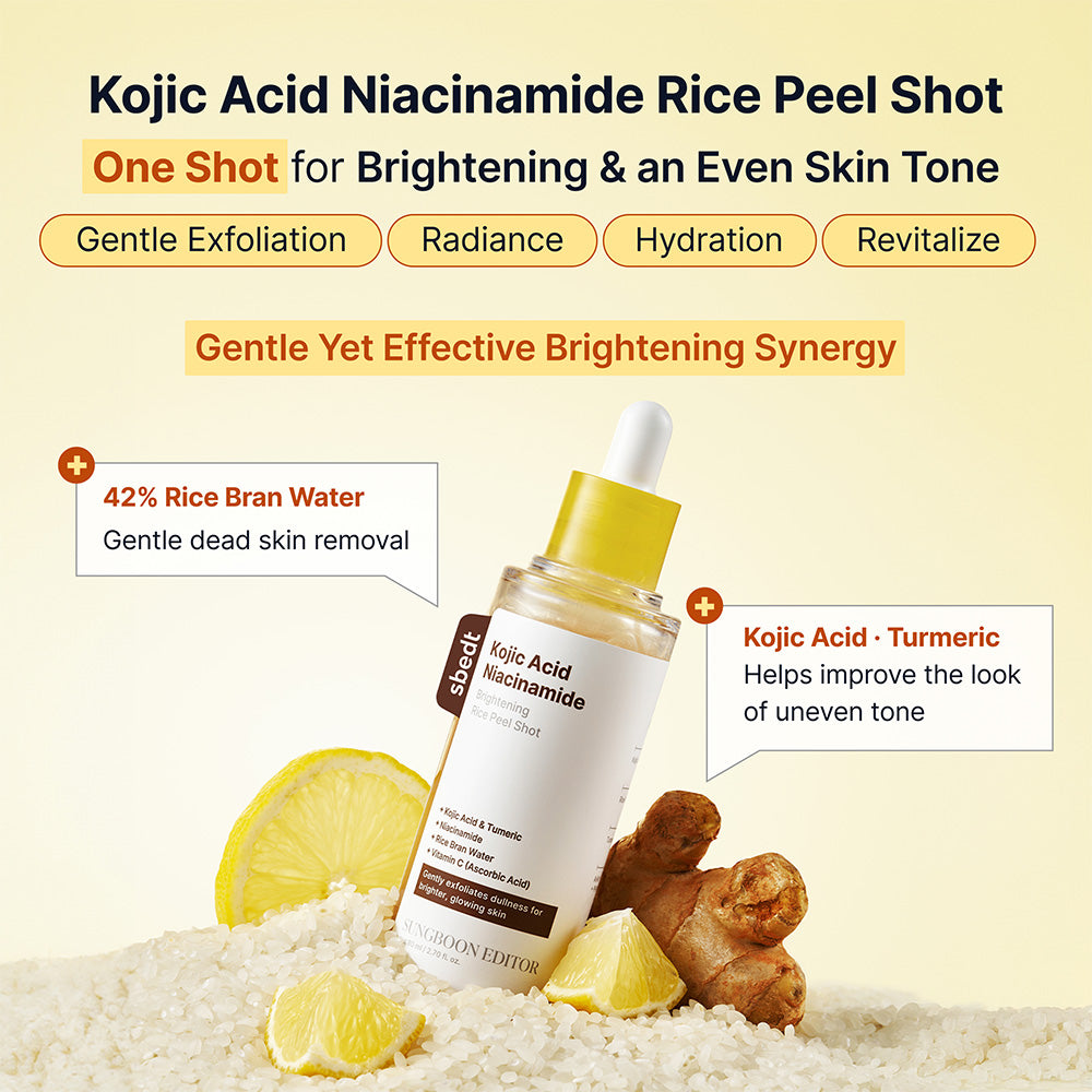 Kojic Acid Niacinamide Rice Peel Shot