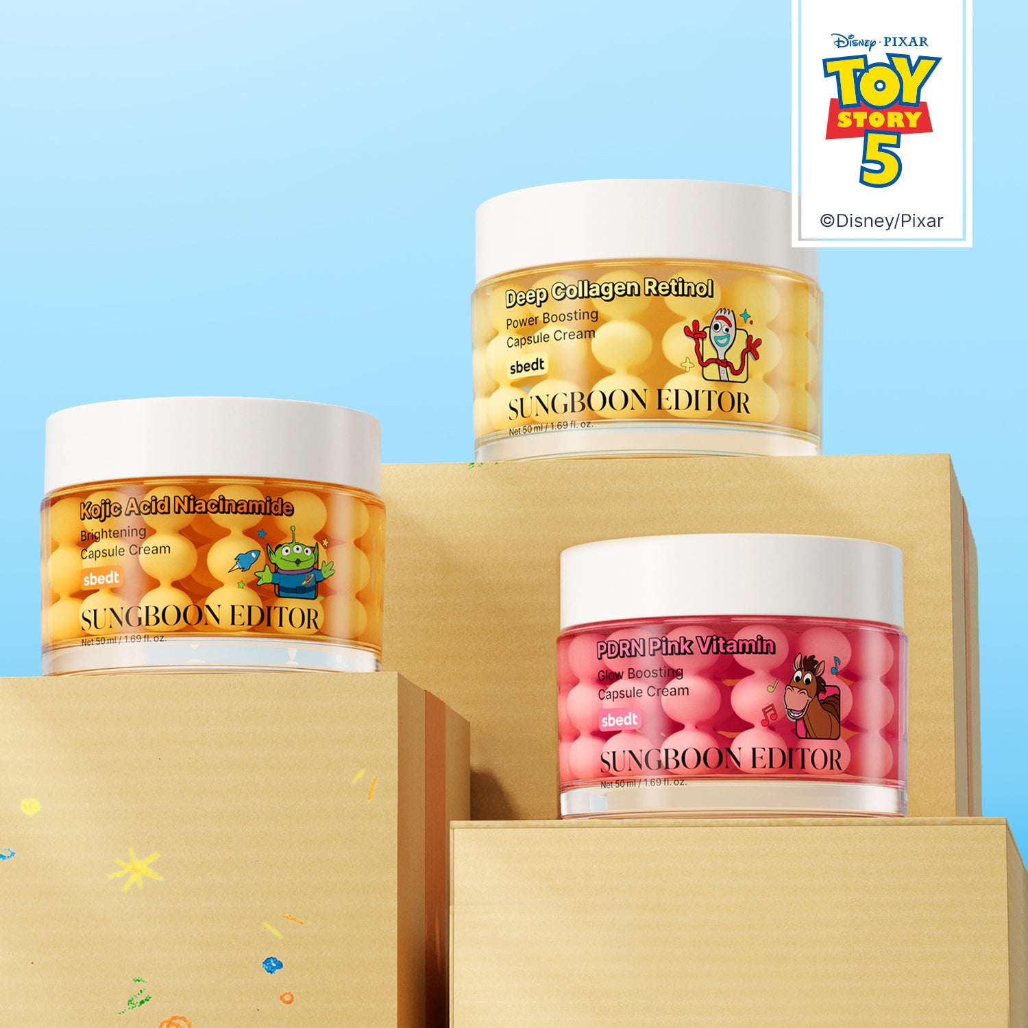 [Toy Story 5 Edition] Capsule Cream trio